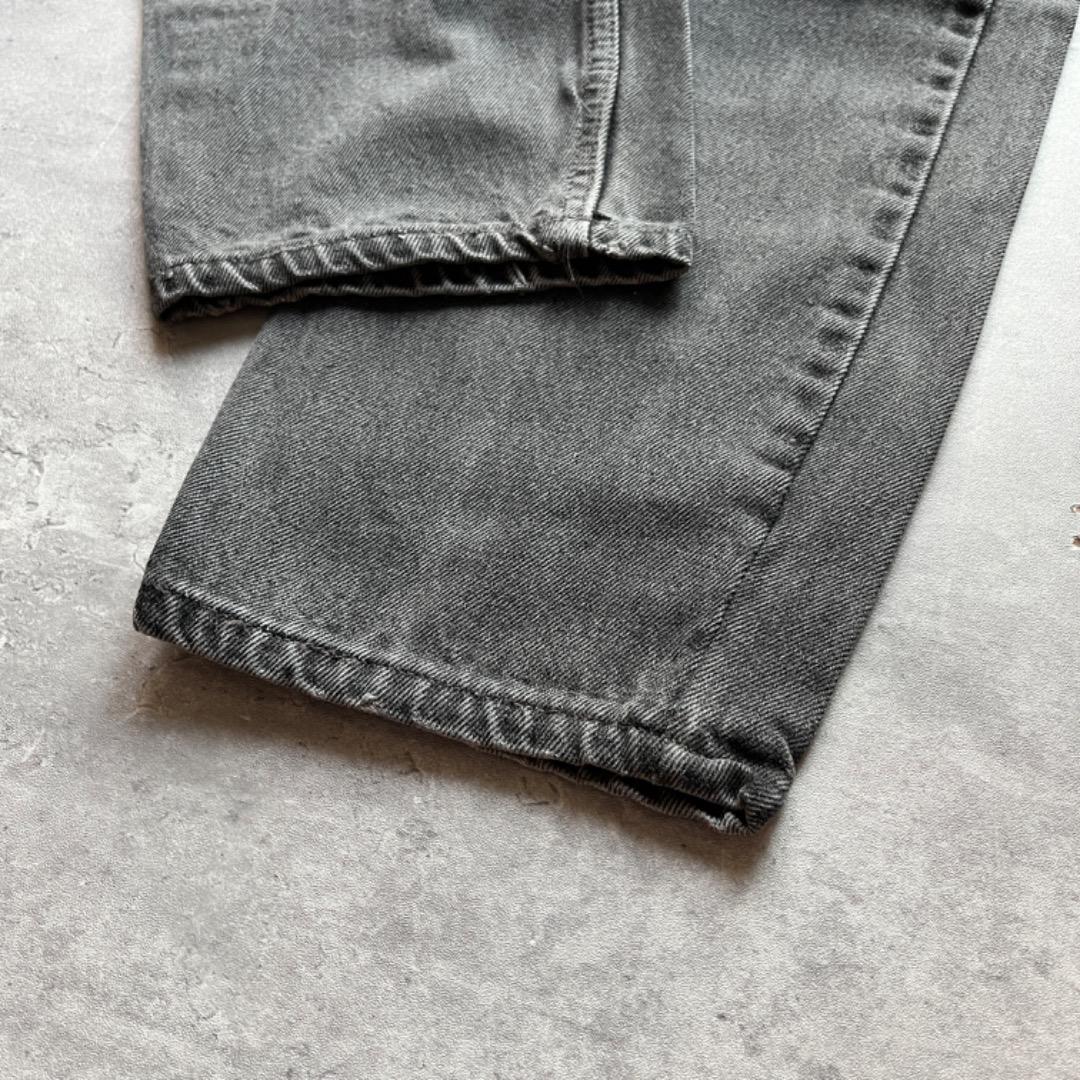 90s USA製 米国製 ブラックデニム リーバイス 550 W32 L32