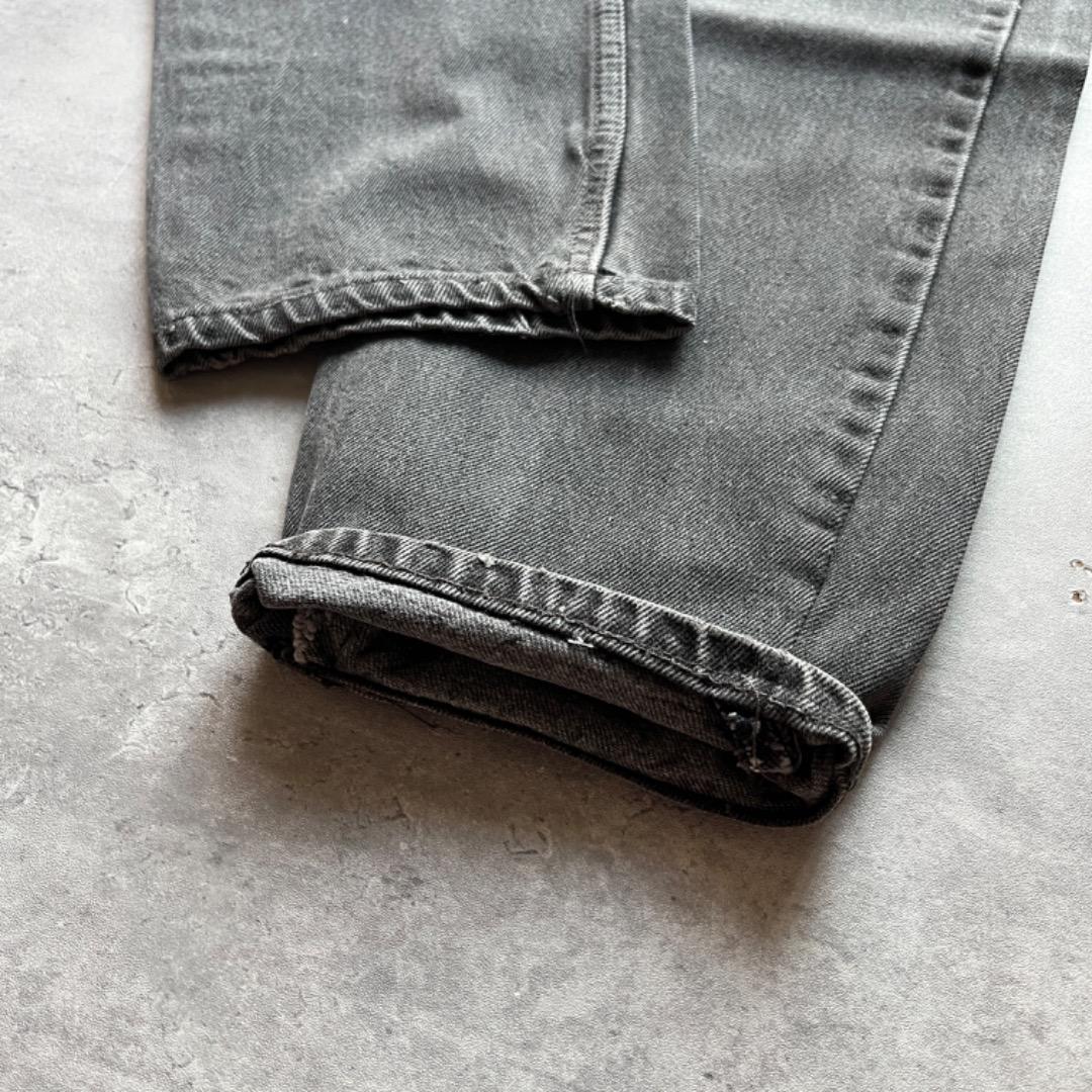 90s USA製 米国製 ブラックデニム リーバイス 550 W32 L32