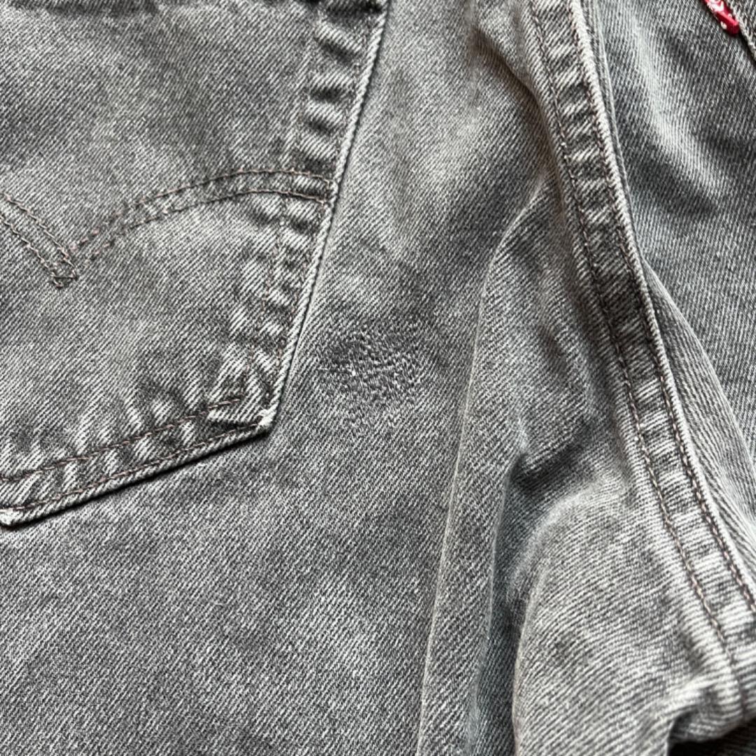 90s USA製 米国製 ブラックデニム リーバイス 550 W32 L32