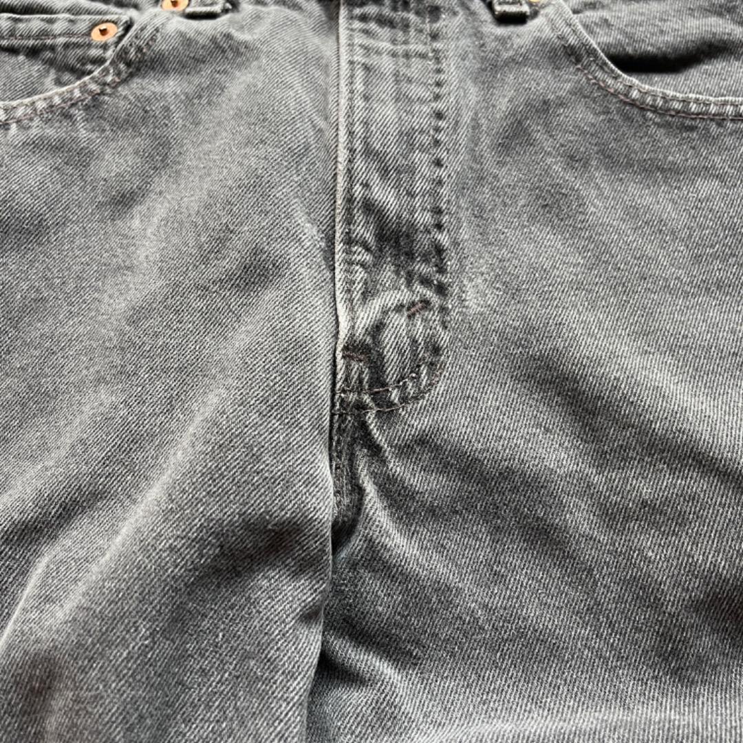 90s USA製 米国製 ブラックデニム リーバイス 550 W32 L32