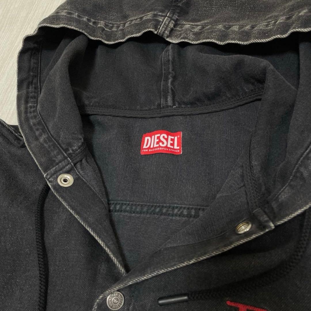 チョコ太郎 DIESEL ディーゼル デニム フード ブルゾン