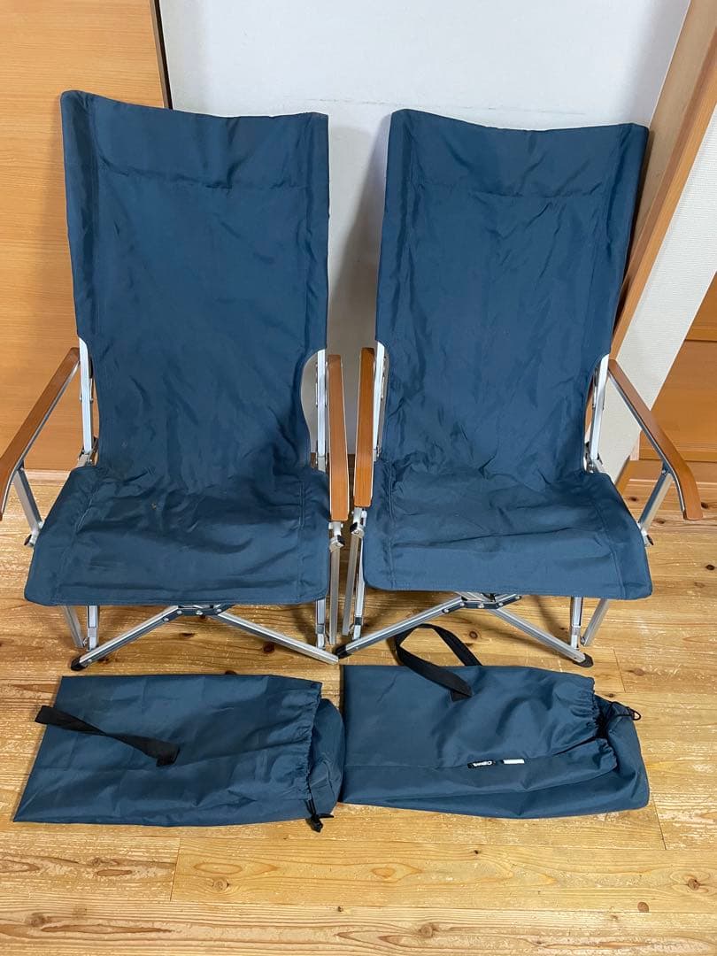 ogawa　小川キャンパルのリラックスチェア２脚セット 廃盤品