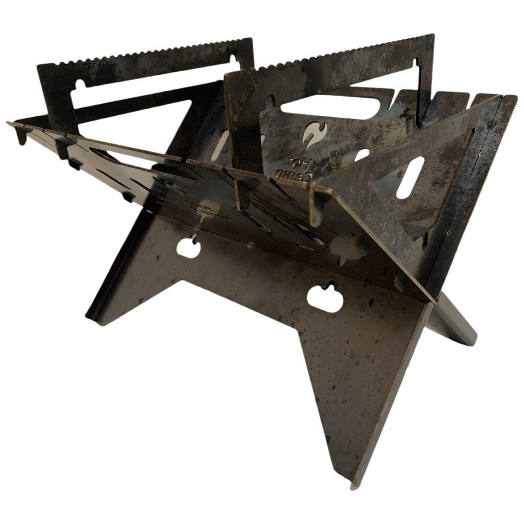 Hot Camp FireBaseS 焚き火台 + 極厚プレート中 2点セット