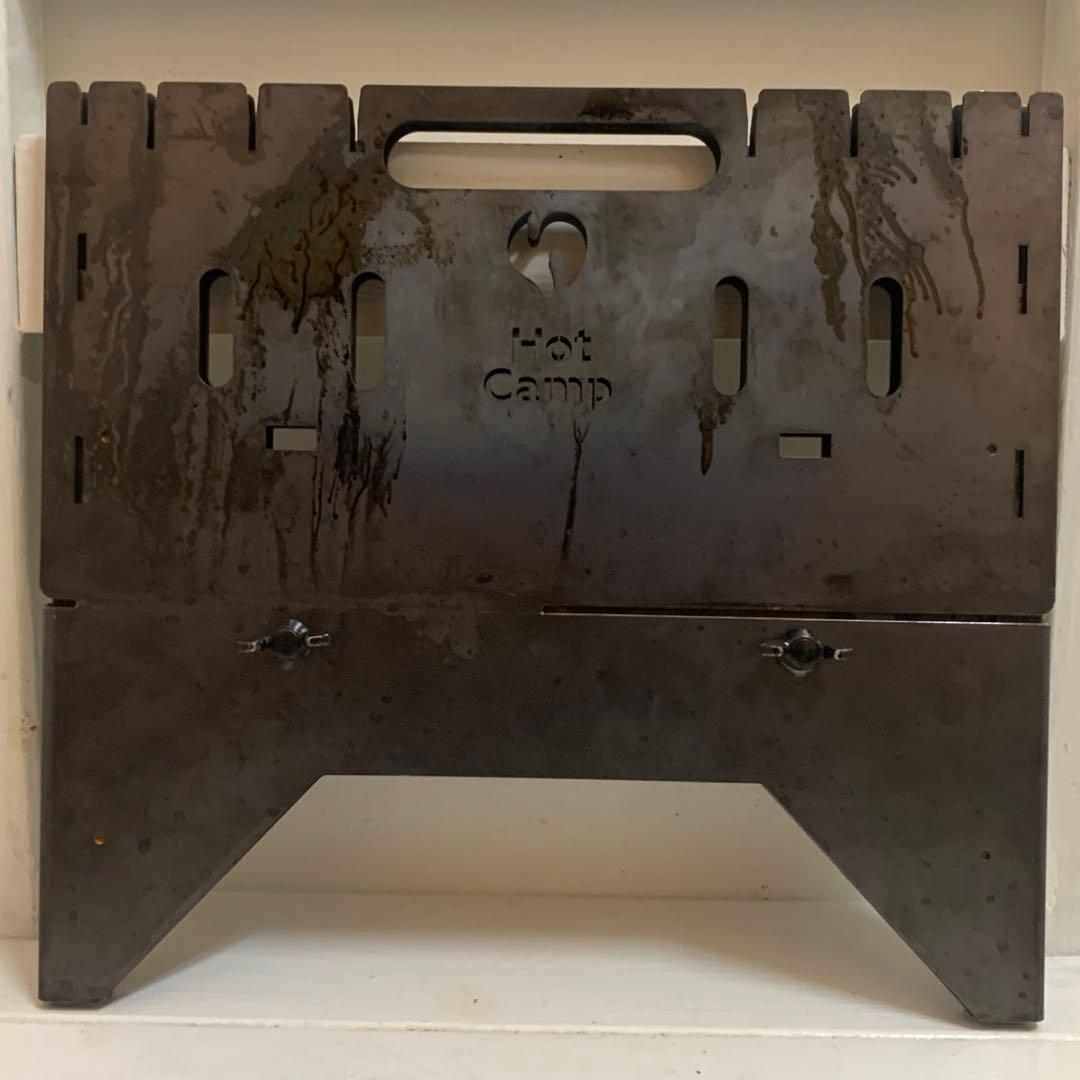 Hot Camp FireBaseS 焚き火台 + 極厚プレート中 2点セット