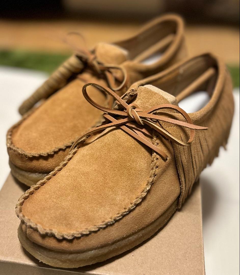 Clarks INSCRIRE コラボ WallabeeフリンジUK7 1/2 - メルカリ