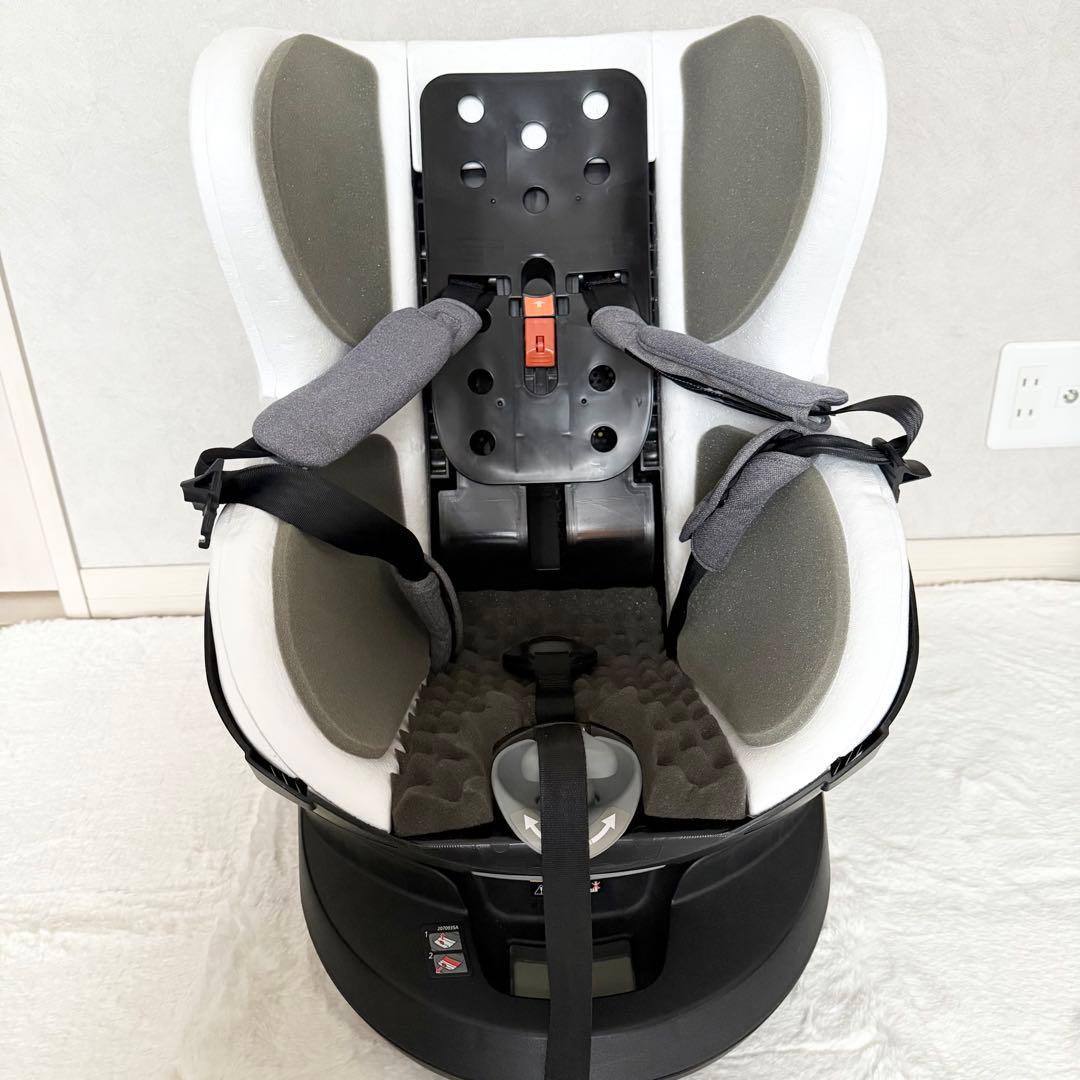 エールベベ クルット4i プレミアム ナチュラルグレー ISOFIX 回転式