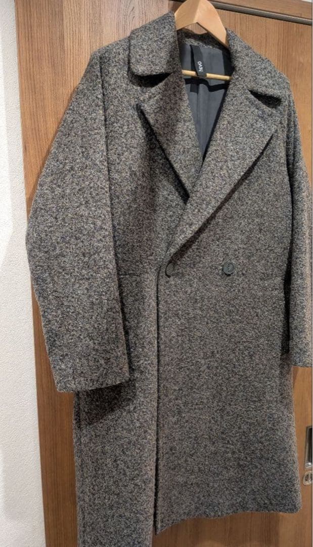 本日最終 Hevo イーヴォ BRINDISI ダブルブレストコート 46 干場
