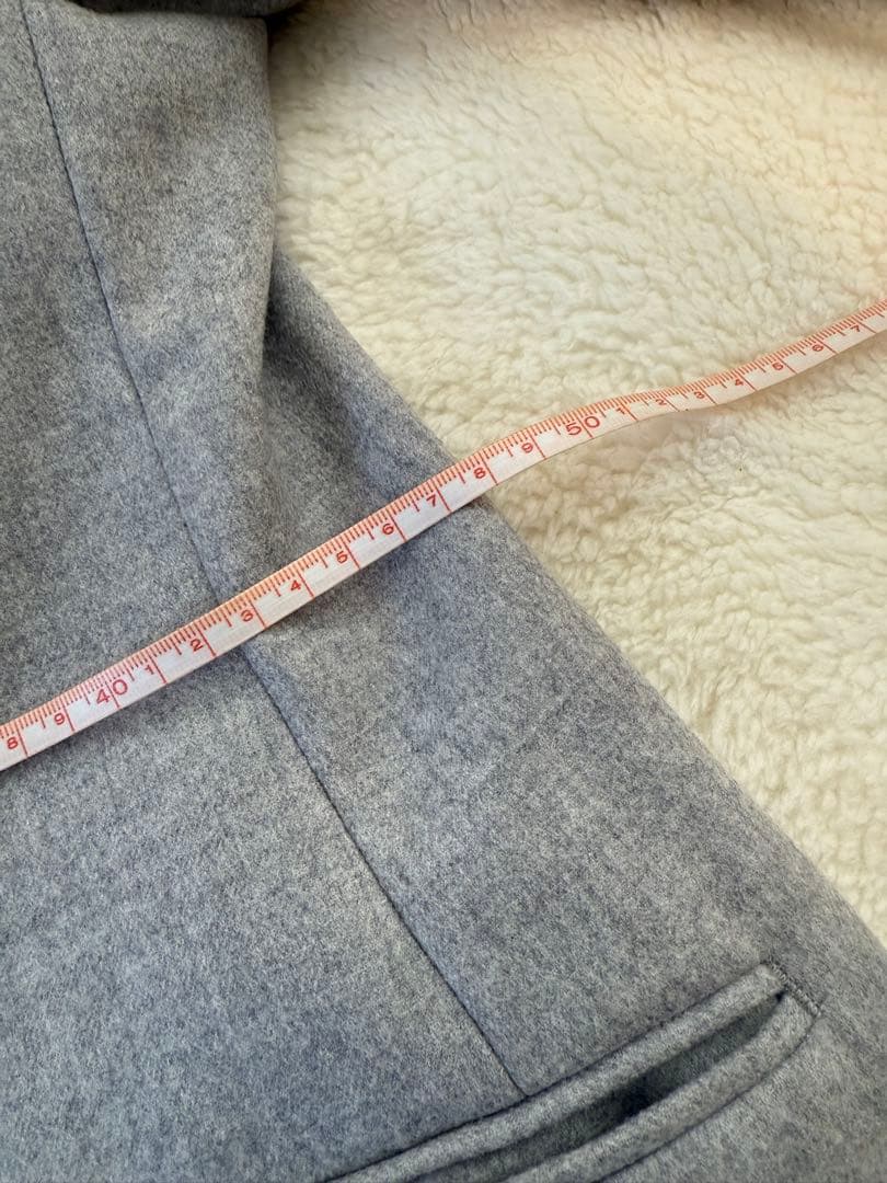 正月特価 EPOCA UOMOライトグレー スタンドカラーコート　エポカウォモ