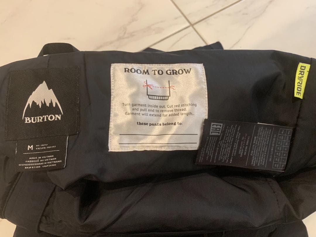 【BURTON/バートン】スノーボードキッズウェア デニム柄 正規品 M