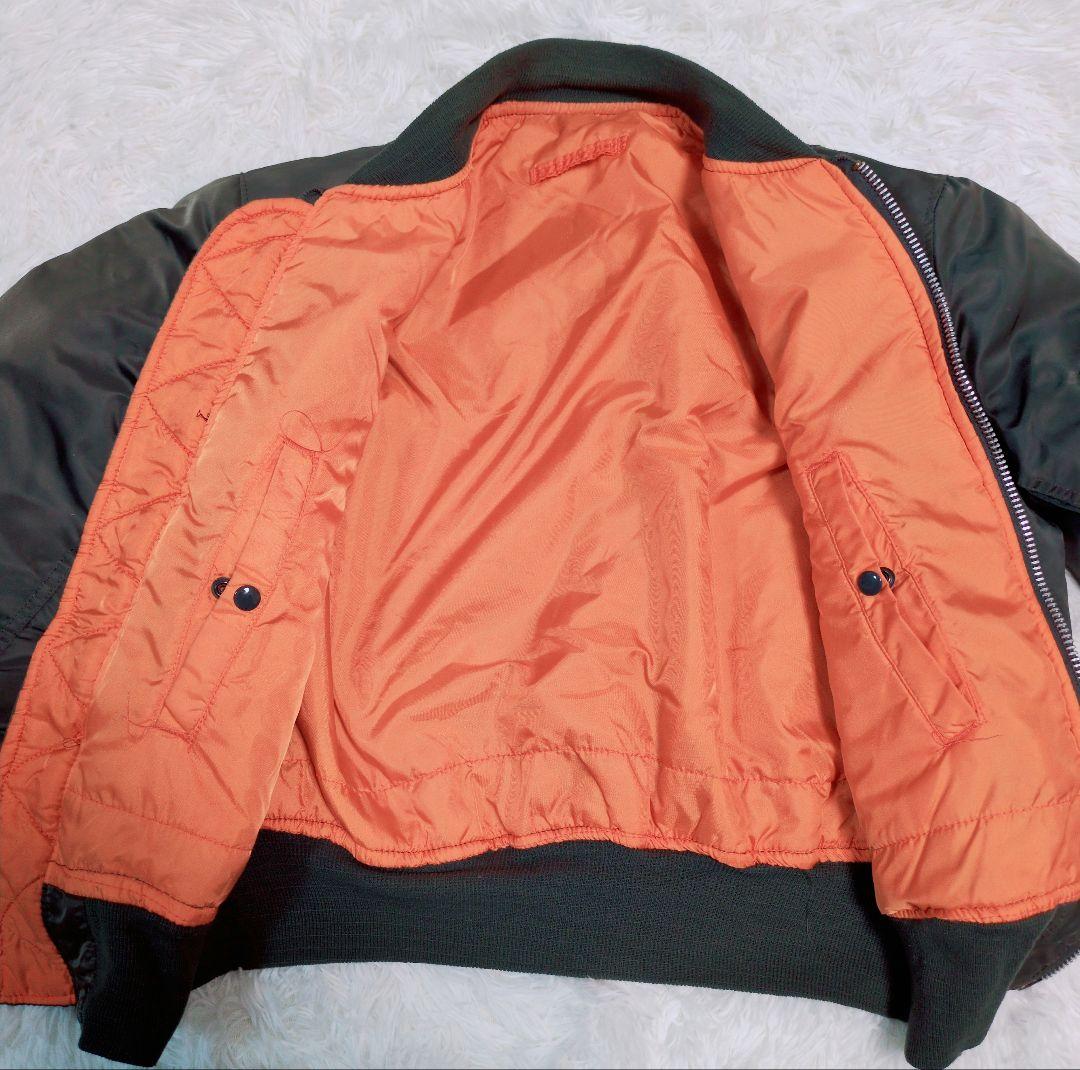 USA製 90's ALPHA INDUSTRIES MA-1フライトジャケット