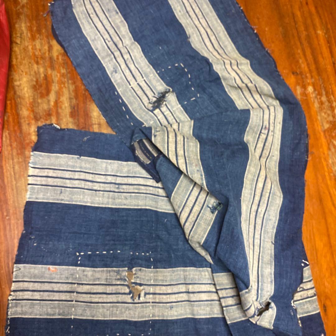 ぼろ布　古布　つぎあて　アンティーク　木綿