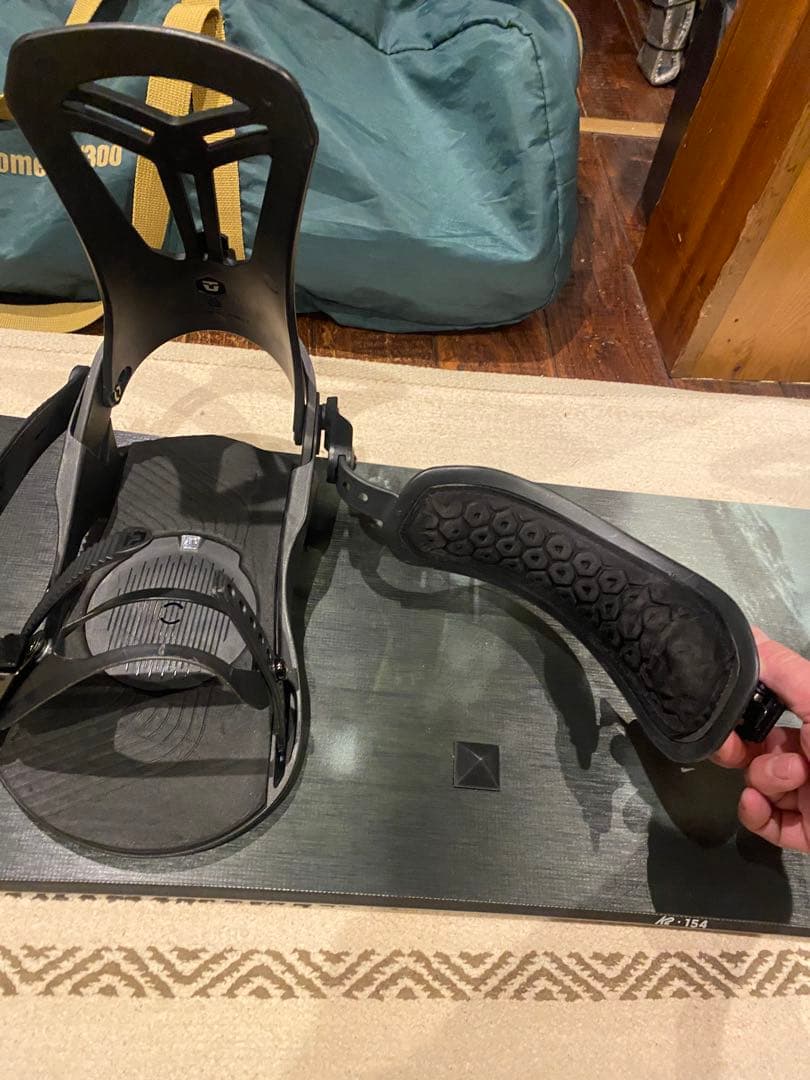 K2スノーボード ユニオンビンディング付き ブラック/グレー