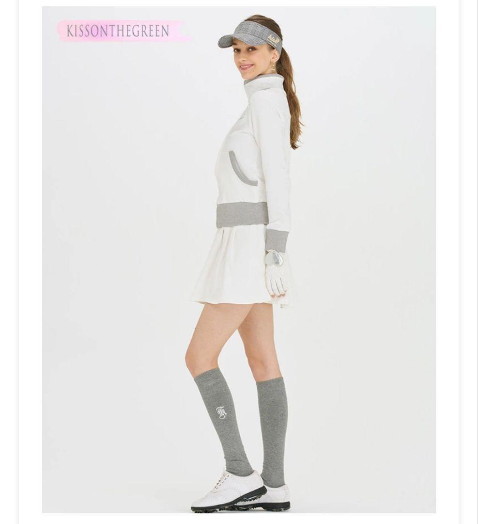 KISSONTHEGREEN ゴルフウェア M ブルゾン＆スカート セット 白