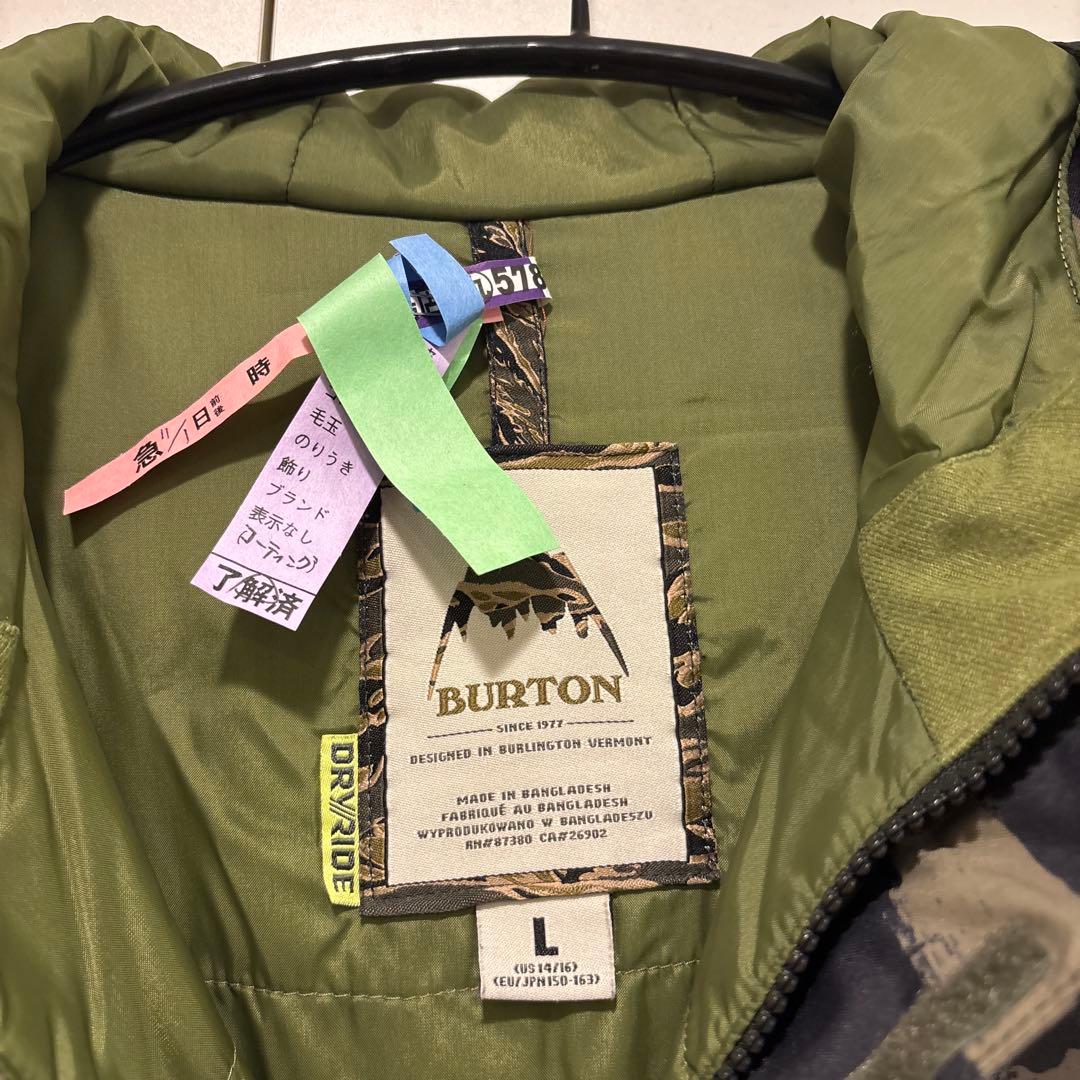 BURTON スノーボードジャケット Lサイズ　子供用