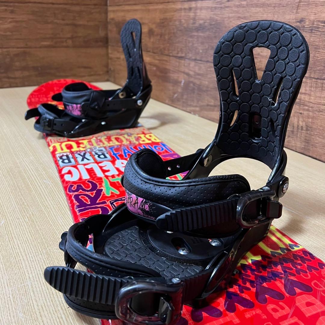 BXB IGNIO 初心者オススメ レディース スノーボード3点セット145cm