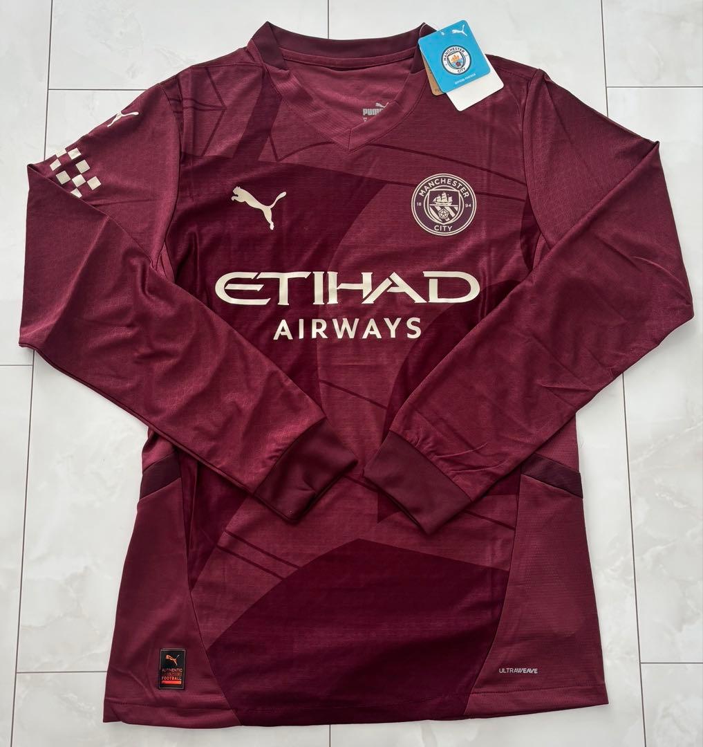 サッカー　マンチェスターシティ　ユニフォーム　長袖