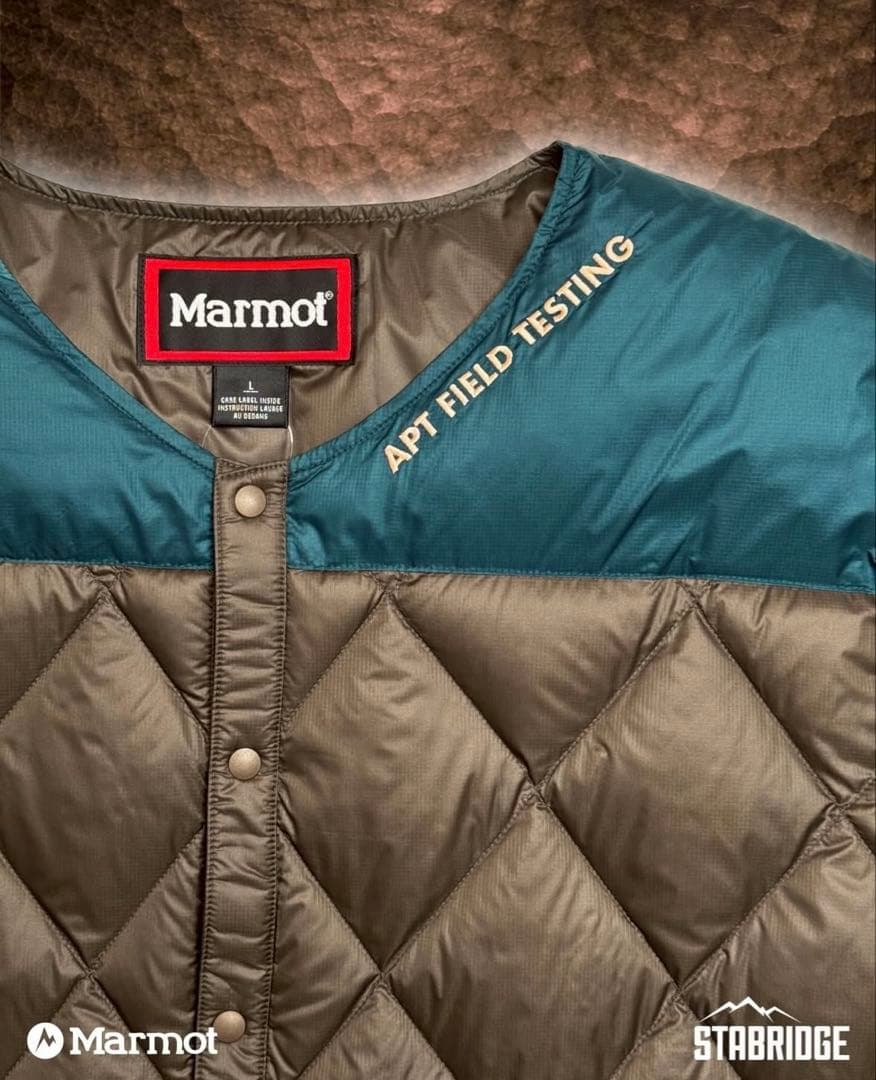 \"STABRIDGE × Marmot\" 750FP DOWN T-SHIRT