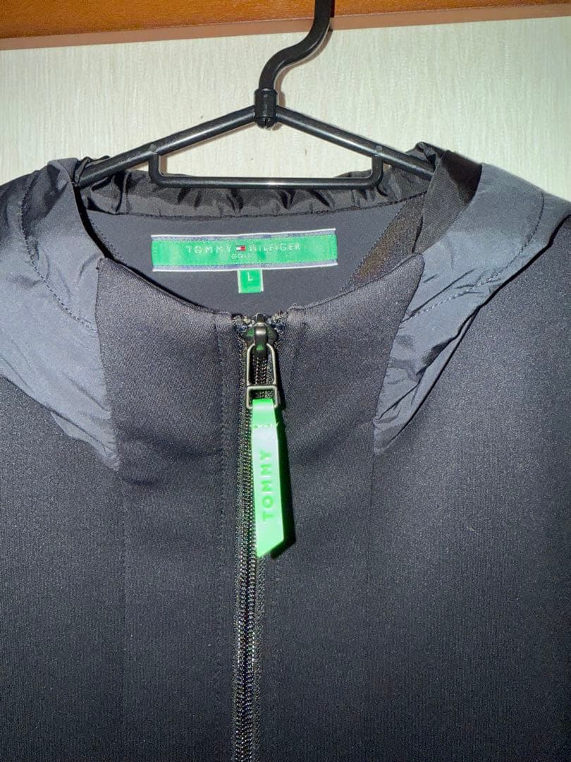 中古 美品 サイズL トミーゴルフ ダンボール パーカー