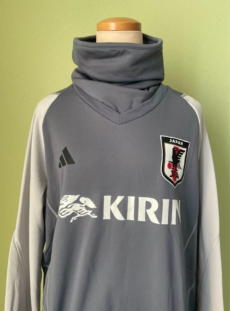 adidas 日本代表 JFA ピステ トレーニングウェア グレー 2XLサイズ