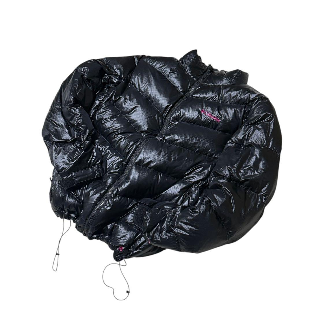 ガ*ー様 ✨超希少✨極暖Columbia ダウンジャケット ブラック L 光沢