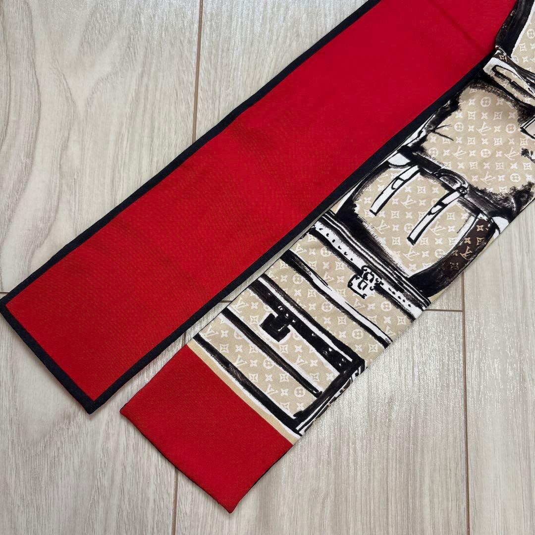 LOUIS VUITTON ルイヴィトン トラベルバッグ柄 バンドー スカーフ