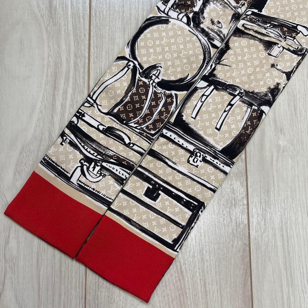 LOUIS VUITTON ルイヴィトン トラベルバッグ柄 バンドー スカーフ