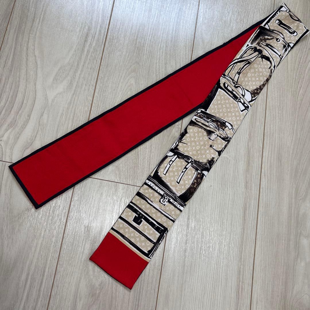 LOUIS VUITTON ルイヴィトン トラベルバッグ柄 バンドー スカーフ