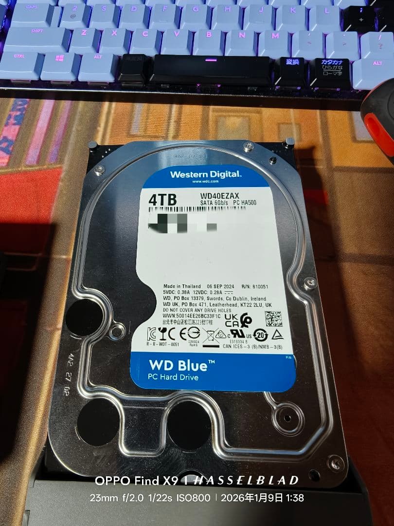 内蔵型ハードディスクドライブ WD Blue 4TB HDD WD40EZAX Western Digital WD40EZAX WD Blue - 製品詳細 | パソコンSHOPアーク