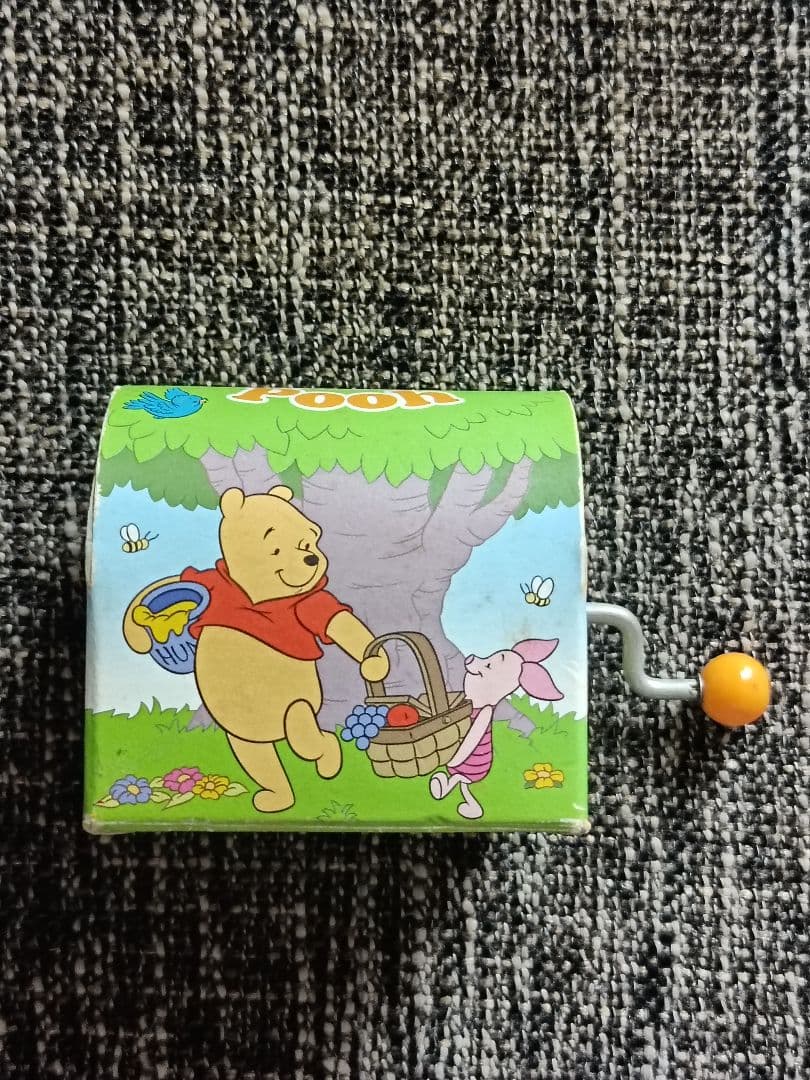 激レア！当時物！ディズニー くまのプーさん 手回しオルゴール - メルカリ