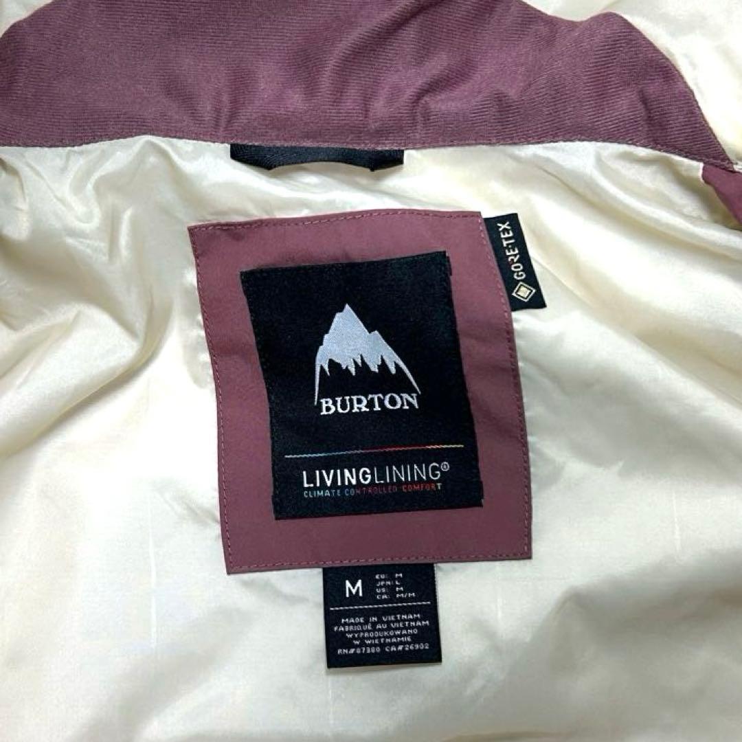 Burton ゴアテックス　フード付きジャケット Mサイズ　ピンク