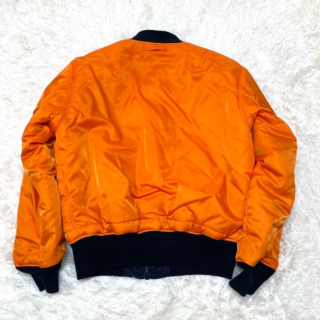 アルファ インダストリーズ MA-1 ボンバージャケット L ネイビー 中綿