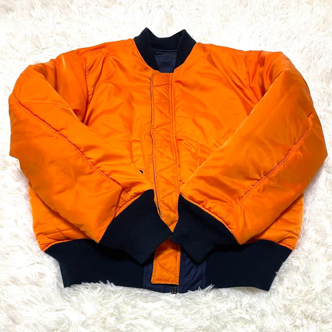 アルファ インダストリーズ MA-1 ボンバージャケット L ネイビー 中綿