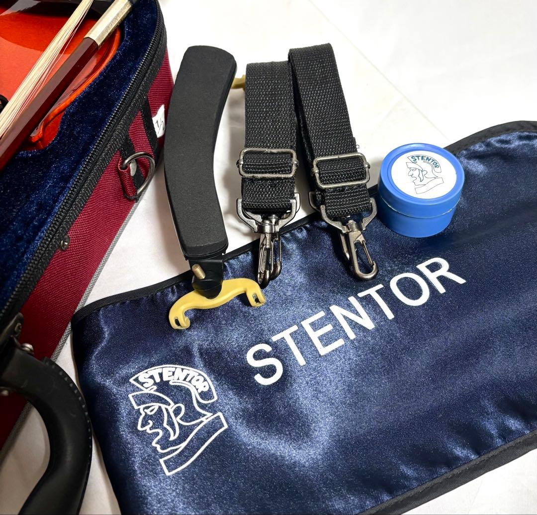 【新品弦張替済】STENTOR バイオリン Student Ⅱ 1/2サイズ