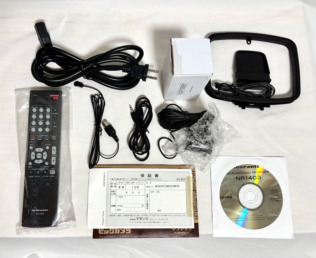 【動作確認済】MARANTZ AVアンプ NR1403 2012年製