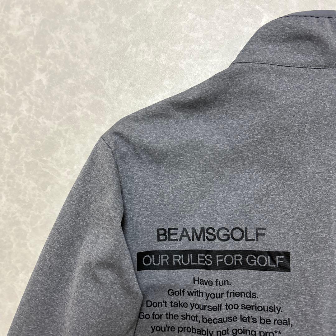 ビームスゴルフ☆高撥水☆裏フリース☆ストレッチジップブルゾン