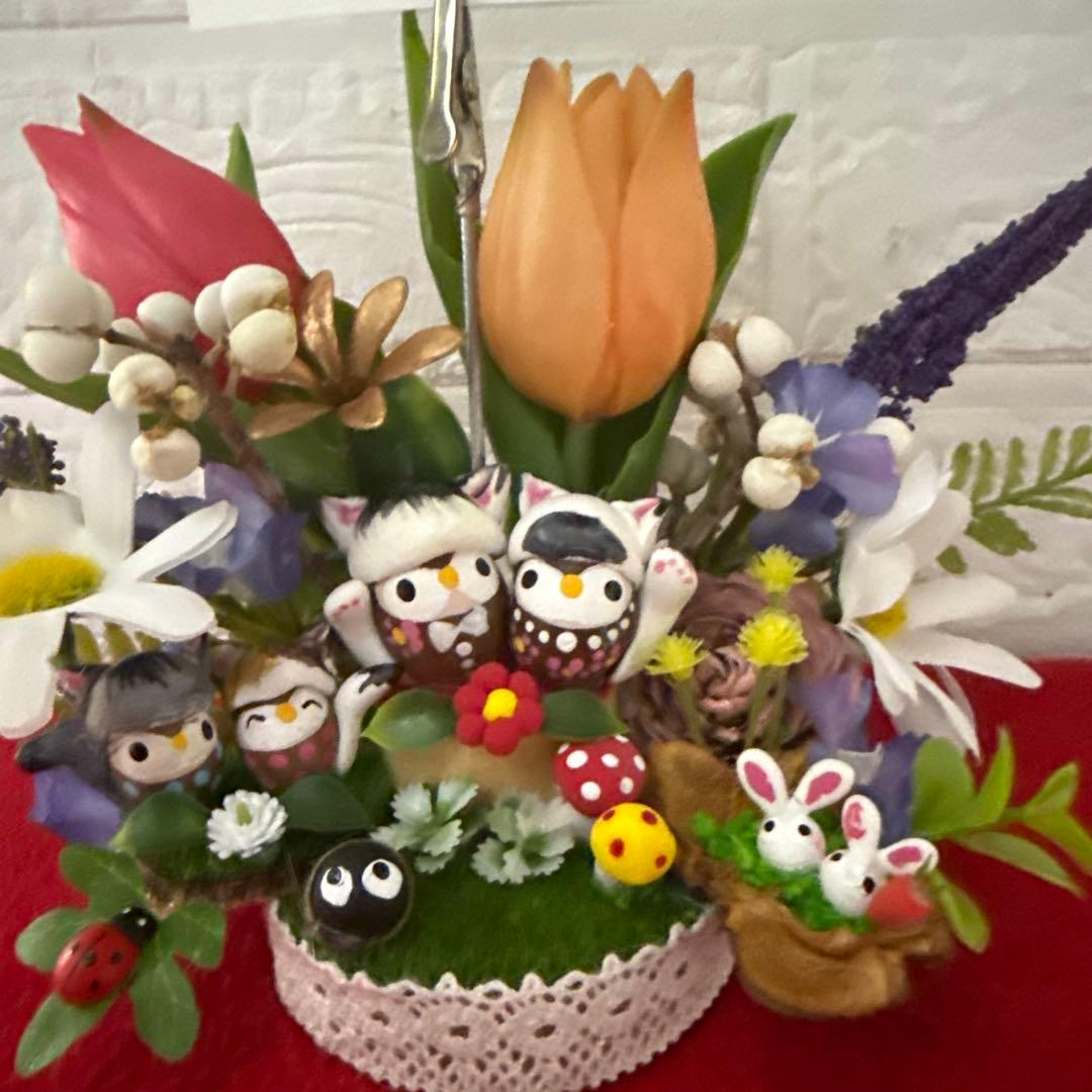 どんぐりアート♡メモスタンドオブジェ5点♡