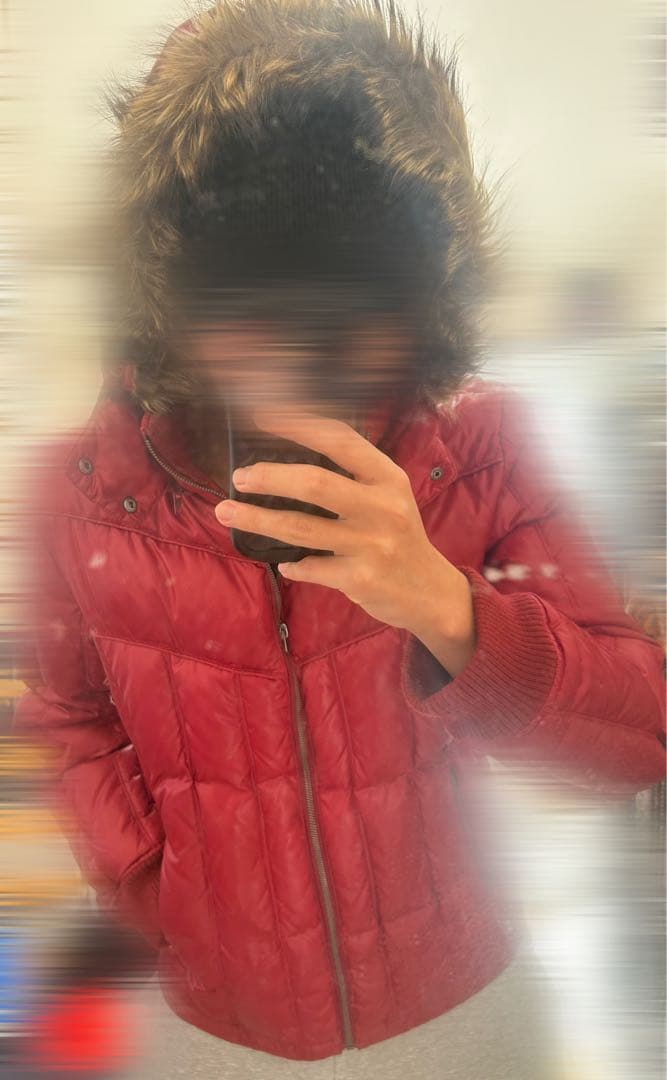 通販ファッション - y2k ファーダウンジャケットレッド 赤 平成 お兄系