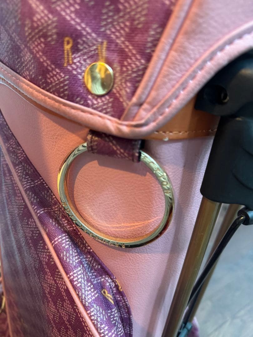 レザレクション　キャディバッグ　パープルピンク