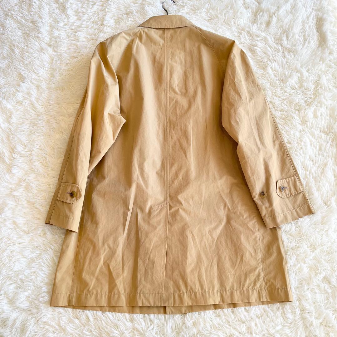 美品　バーバリー　ステンカラーコート　ベージュ　ノバチェック　日本製　Mサイズ