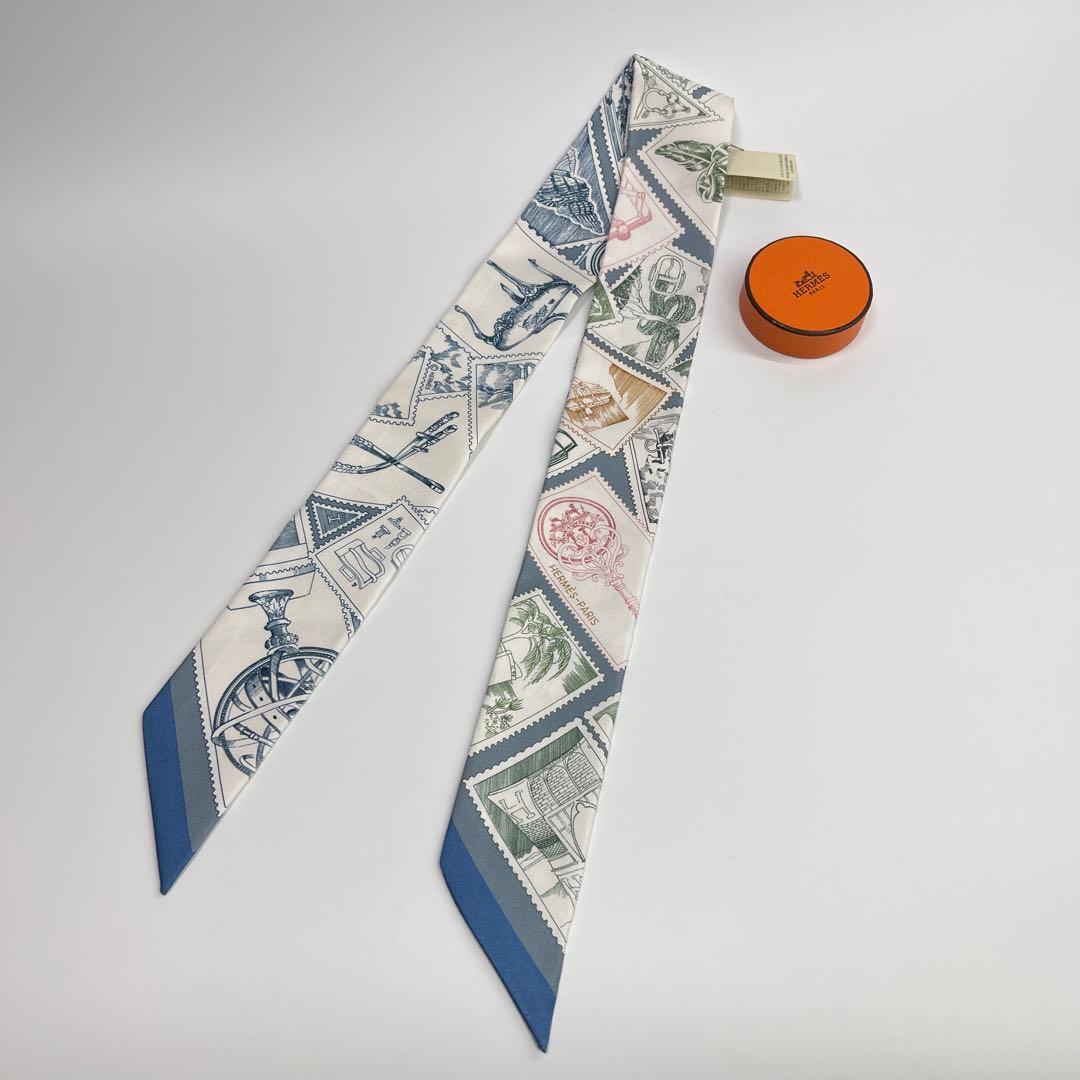 エルメス ツイリーTwilly 《フォーブルの切手愛好家》【新品未使用品