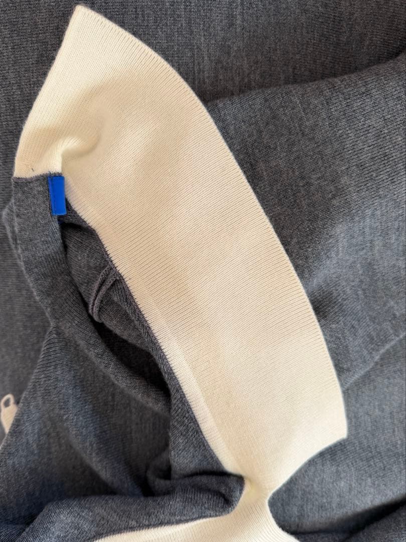 美品⭐️ブルーレーベル襟付きニットワンピース38