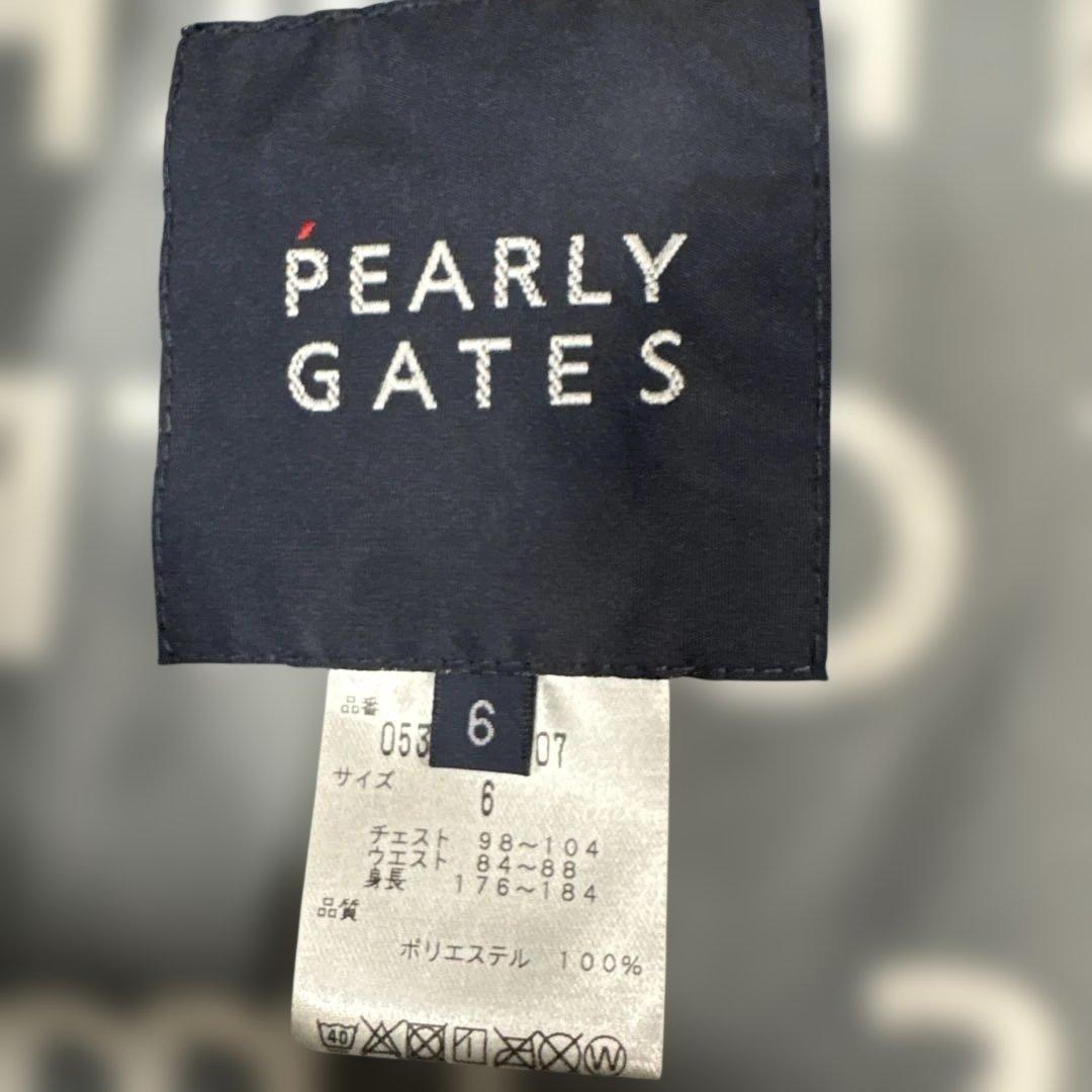 【美品】PEARLY GATES ロゴプリントジャケット