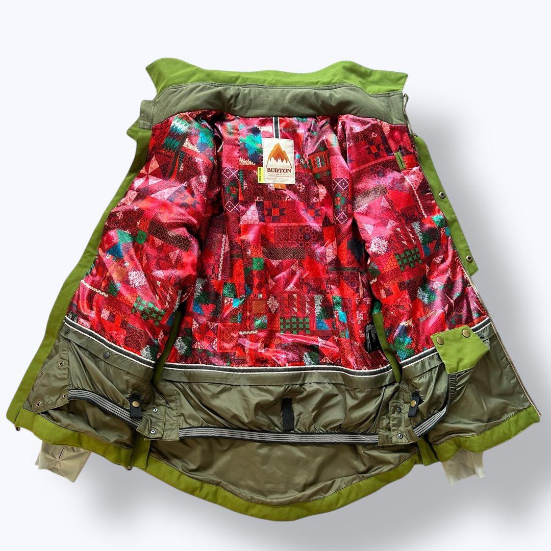 BURTON バートン スノボウエア L カーキ DRYRIDE レディース