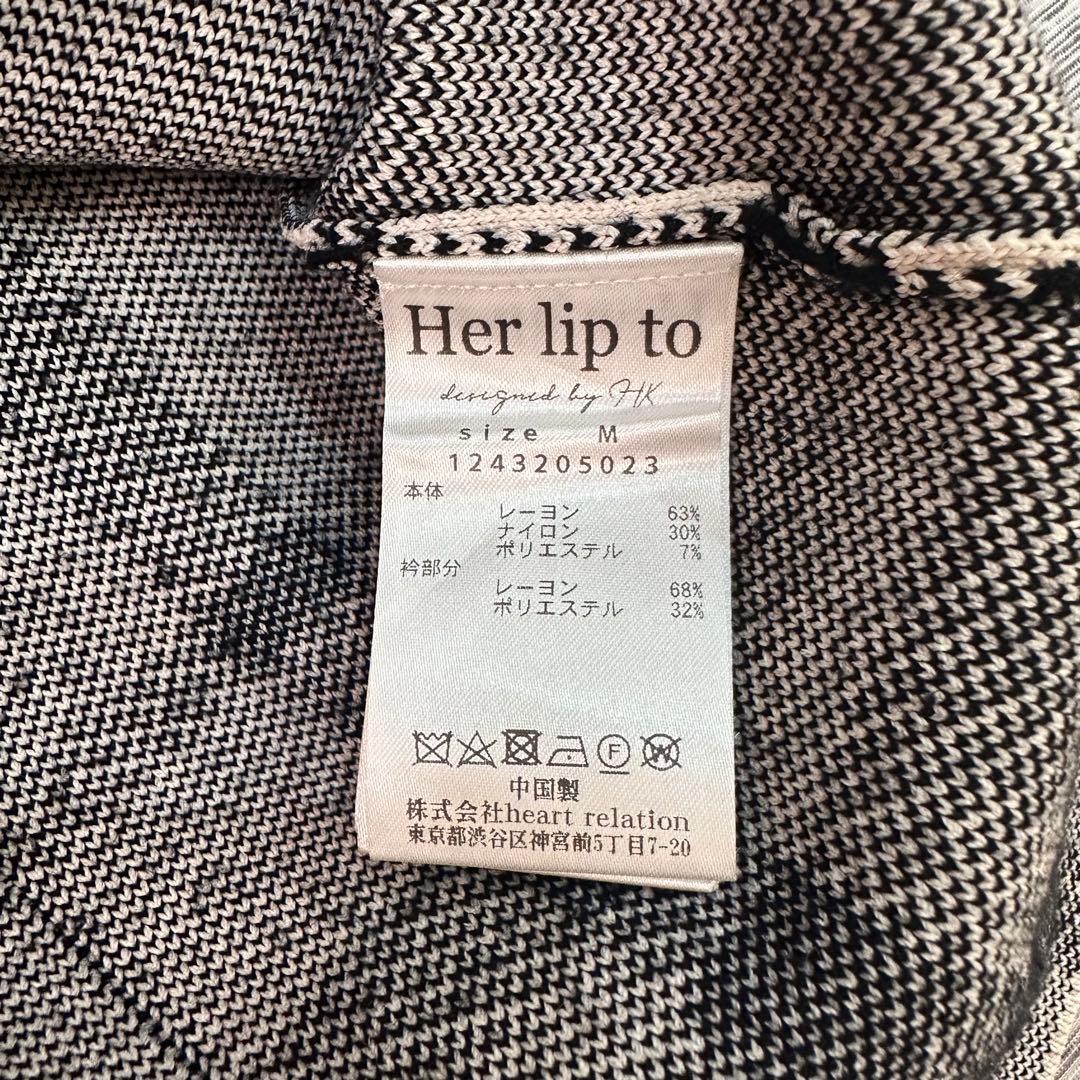 金土日限定値下げ！】 Herlipto チェック柄 ワンピース 参戦服 ミニ丈