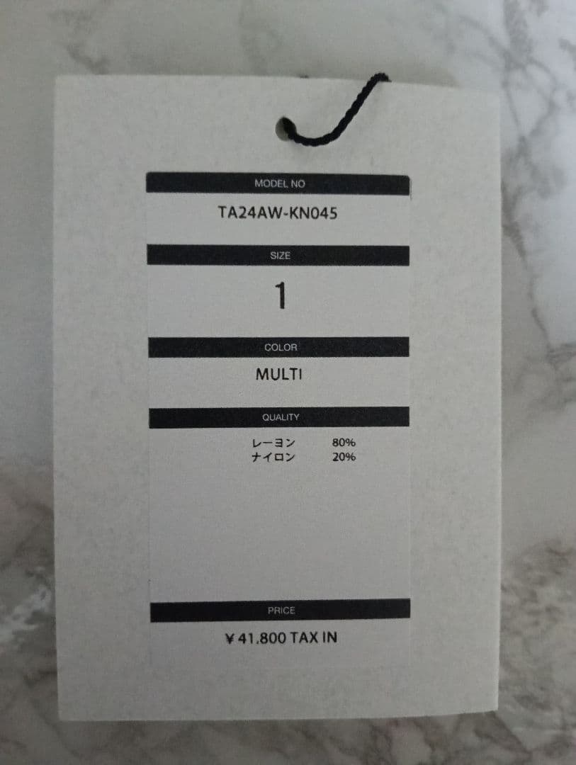 TAAKK 24aw JACQUARD KNIT マルチカラー 総柄 sale - メルカリ