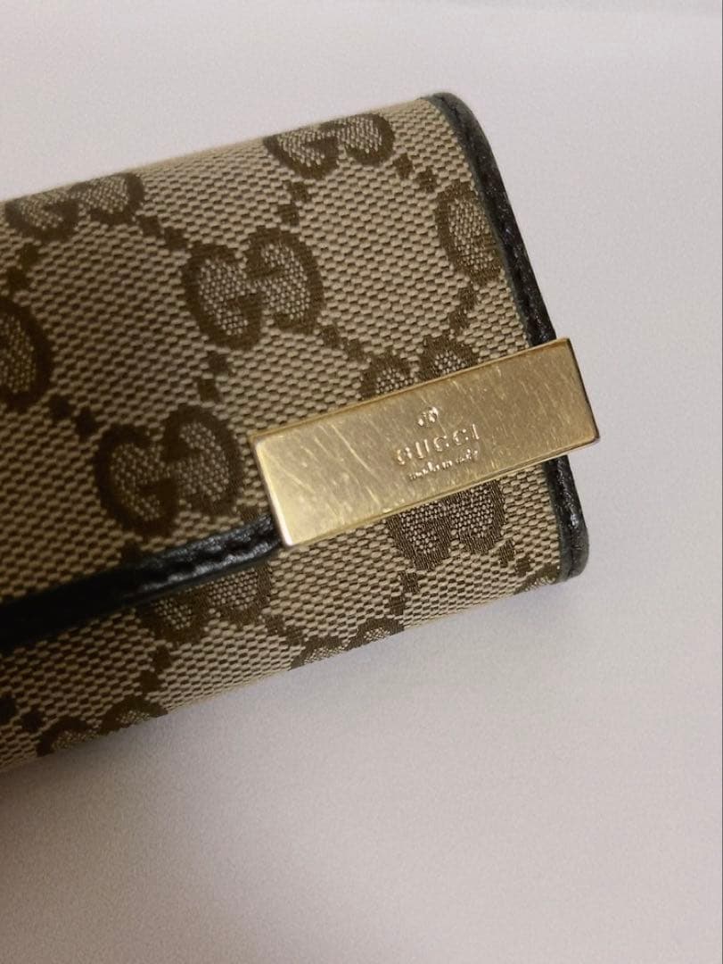 グッチ　GUCCI キーケース　6連　GG柄　ブラウン　男女兼用