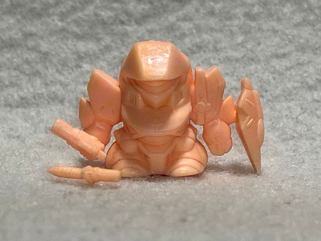 SDパトレイバー ガシャポン ガチャ 消しゴム サターン ペールオレンジ