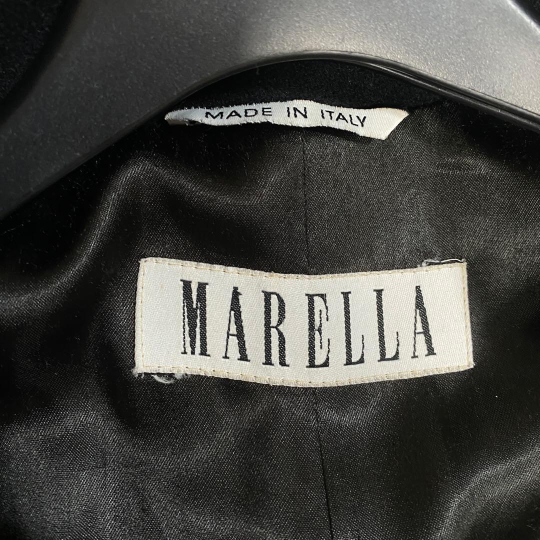 希少♡マックスマーラマレーラ アンゴラ マニュエラ ベルデッドダブル