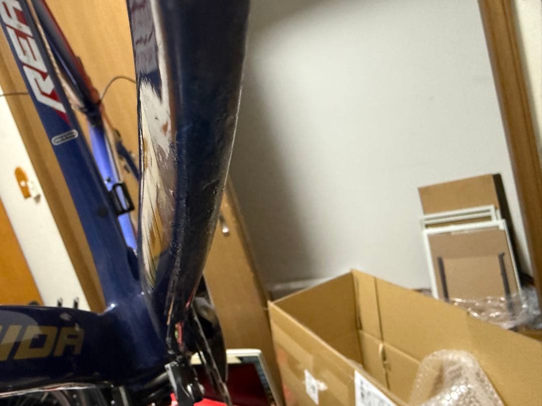 ロードバイクフレーム　ジャンク品　リアクト4000