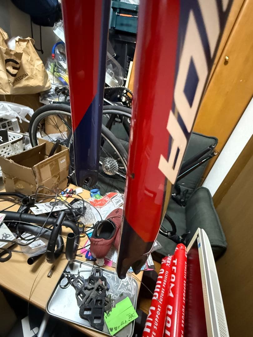 ロードバイクフレーム　ジャンク品　リアクト4000